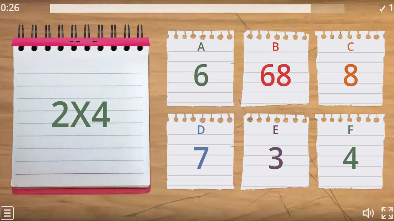 Tablas de Multiplicar
